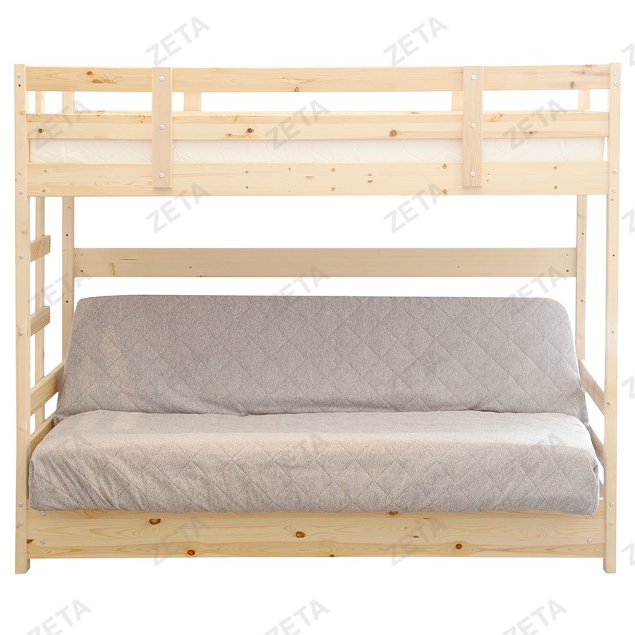 Двухъярусная кровать массив с диван-кроватью "Боннель" (800*1900 мм) - изображение 2