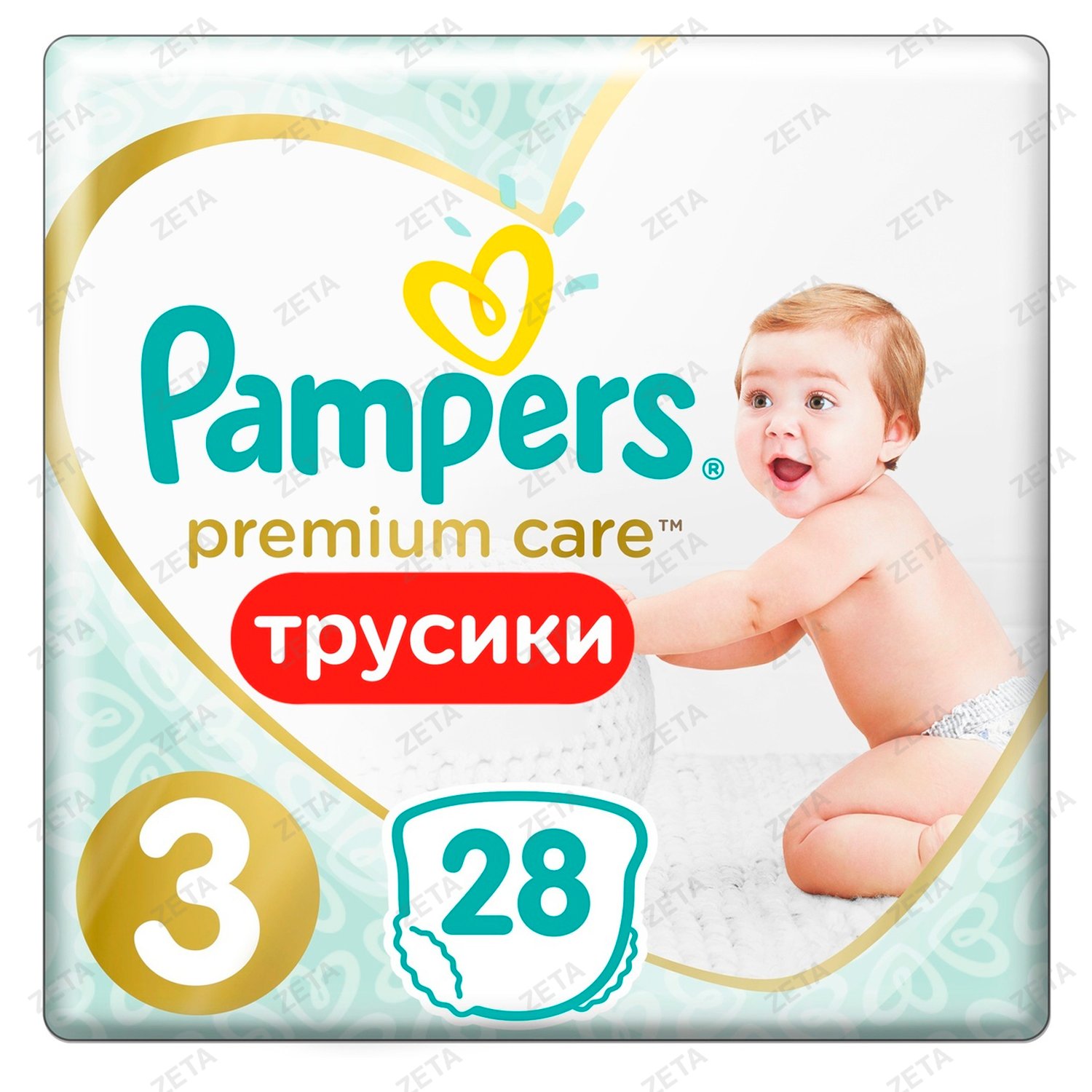 Подгузники-трусики Pampers Premium Care Pants 28 шт. - изображение 1