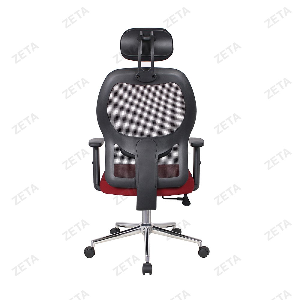 Кресло №SK-6005T (черное, красное сиденье) (ВИ) - изображение 4