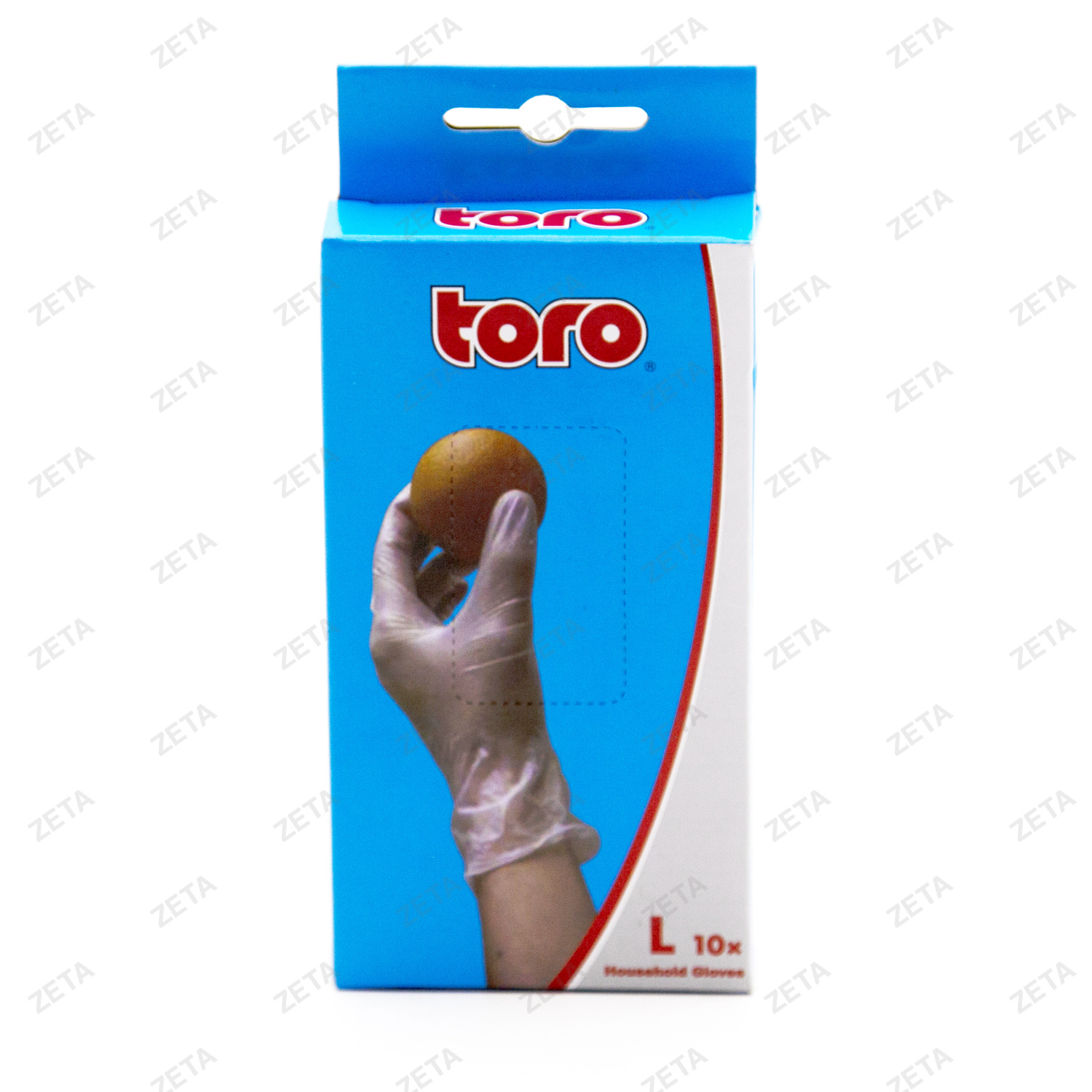 Перчатки виниловые "ТОРО" (размер L) 5 пар №600099 - изображение 1