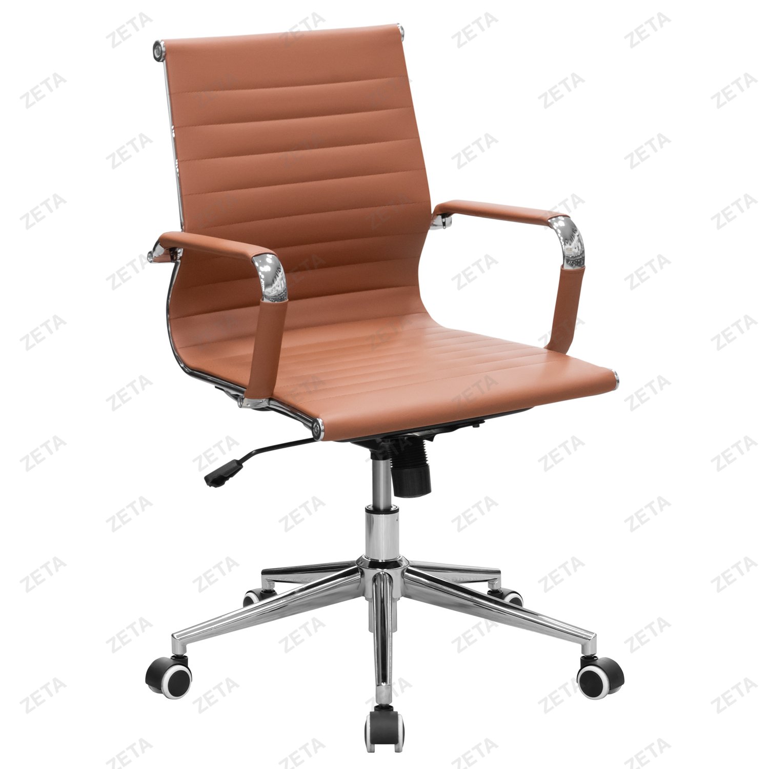 Кресло №5728-L (красно-коричневое)