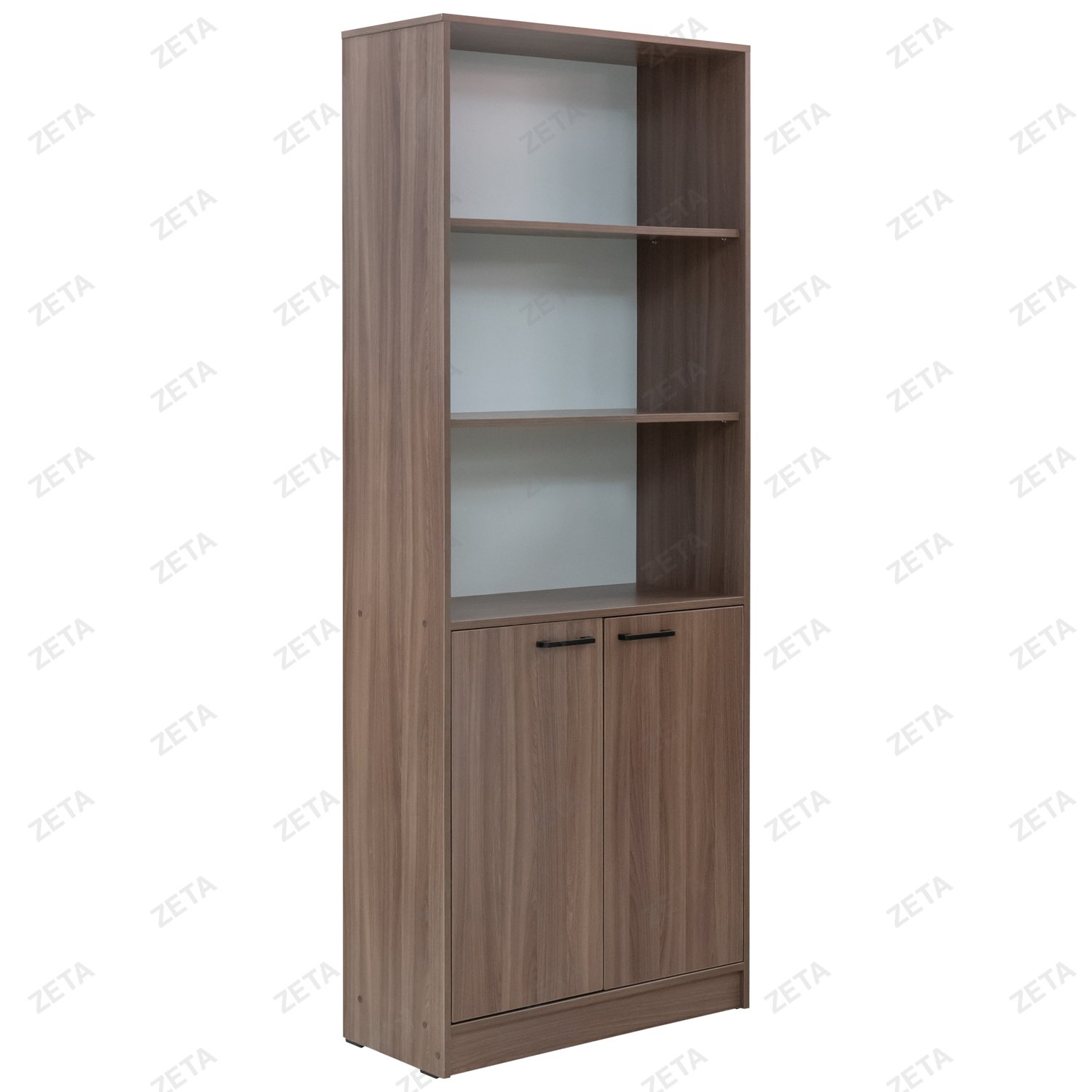 Стеллаж широкий КУЛ-123 (ясень шимо темный) (ТП)