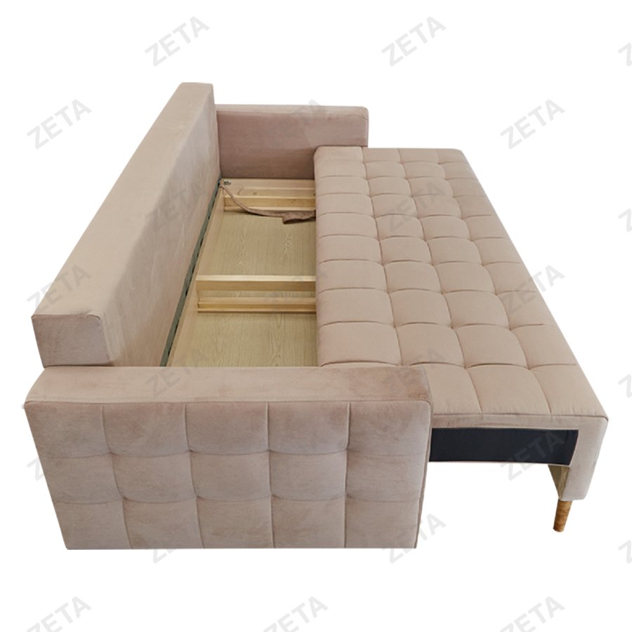 Диван Татьяна 9 №Bismark 02 (бежевый велюр) (АСМ-Э)