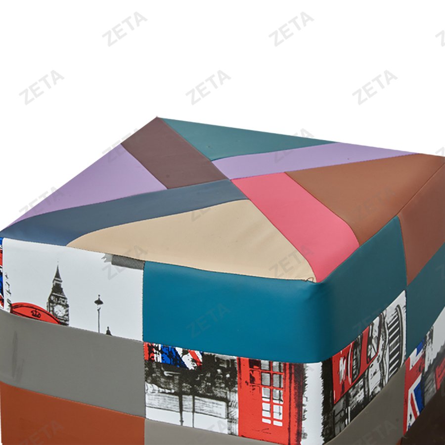 Пуфик "45*45" (пэчворк)