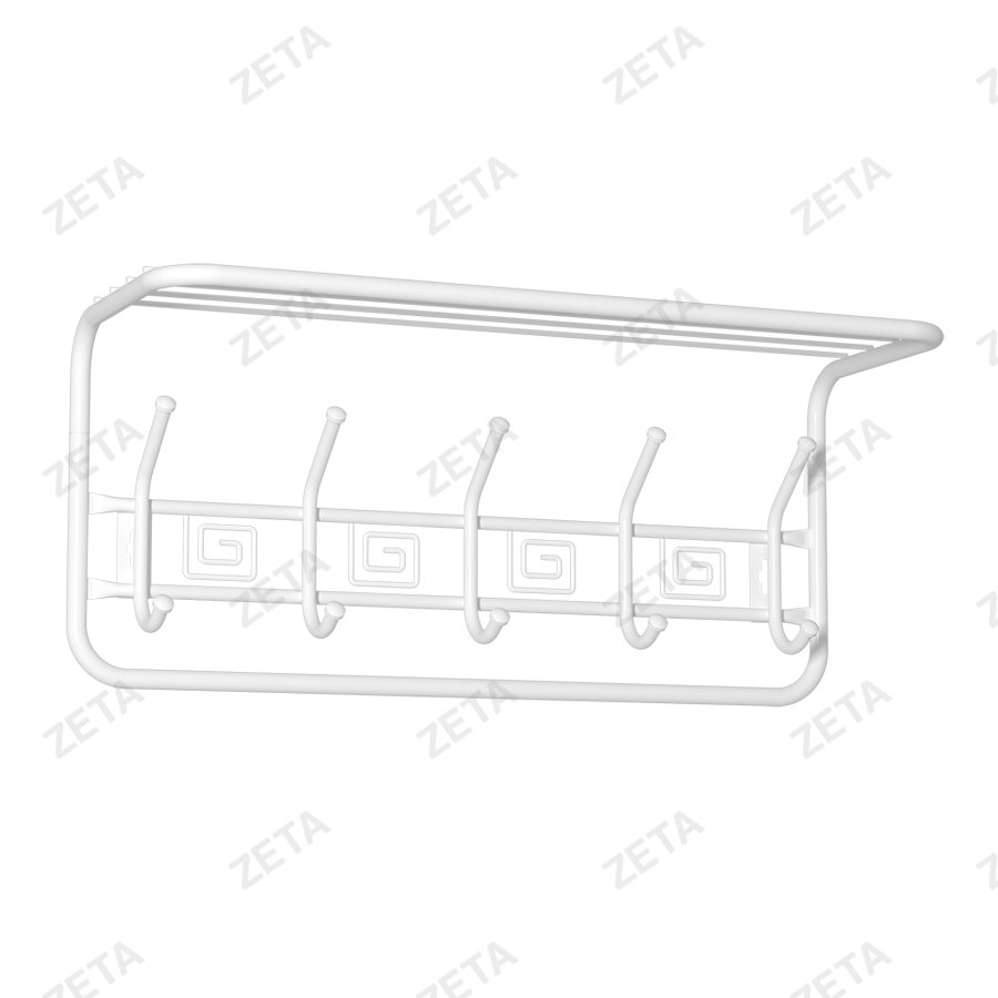 Вешалка с полкой "Ажур 60" (цвет на выбор) - изображение 1