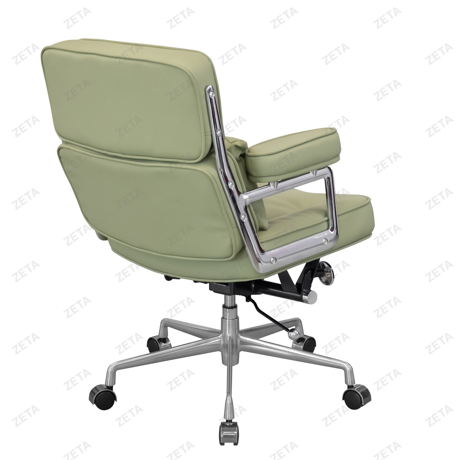 Кресло №656 (каркас и крестовина алюминий) зеленое (ВИ) - изображение 4