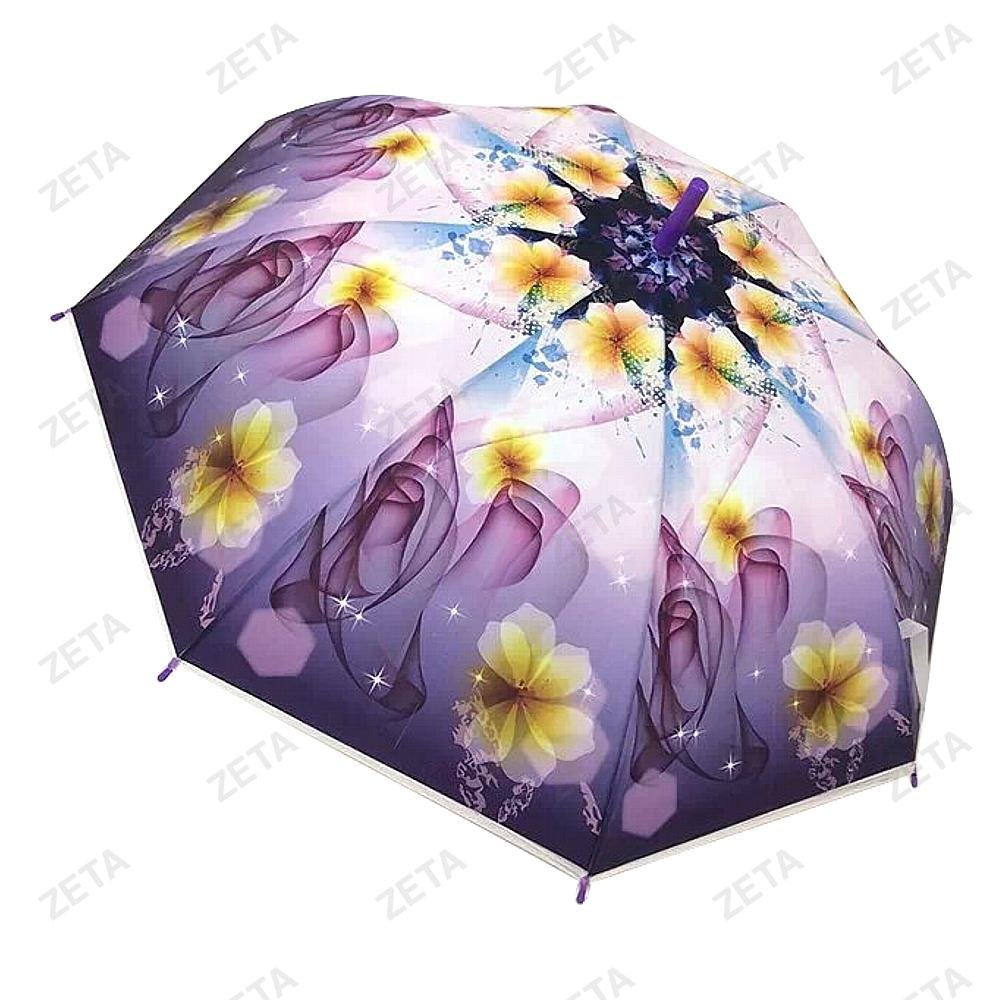 Зонт "Цветы" полуавтомат d 95 см. № FX24-20 - изображение 1