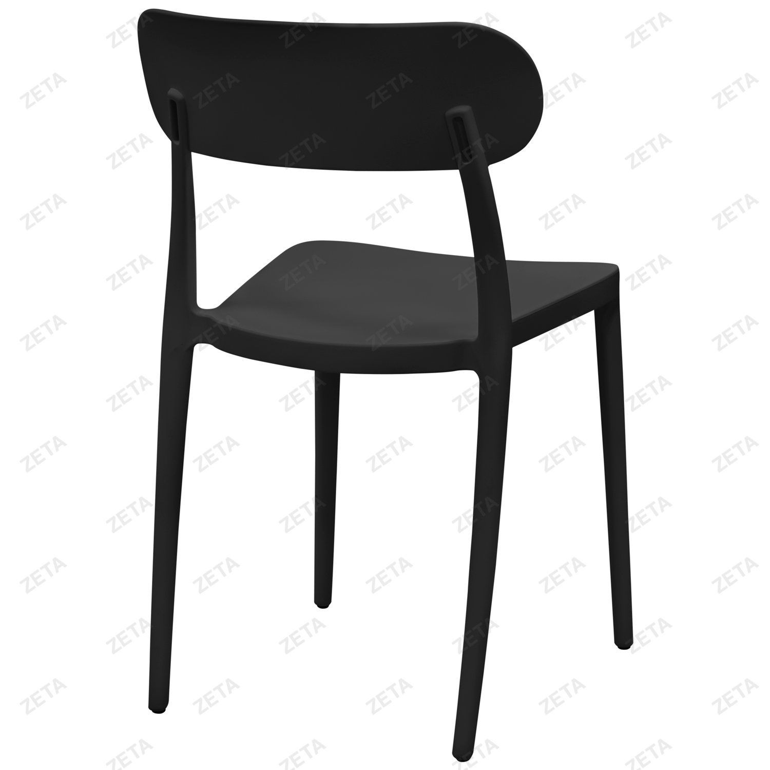 Стул пластиковый "Микки" (чёрный)