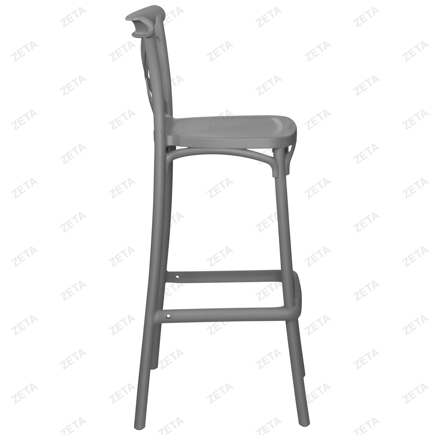 Стул барный JZC-557 (серый) (ВИ)