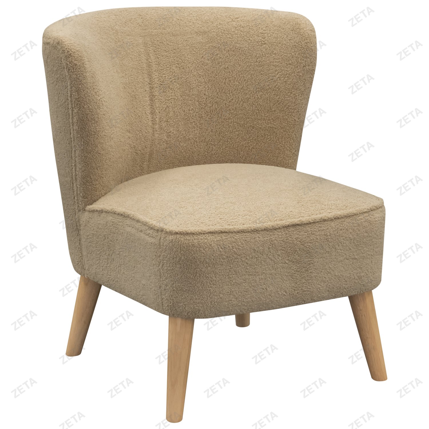 Кресло №B196 wz2092-3 (светлое кофе) (ВИ)