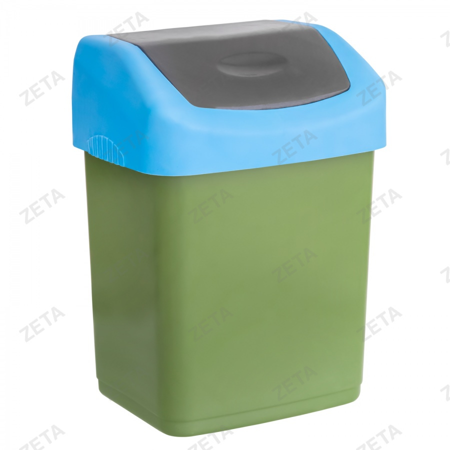 Ведро для мусора с клапаном, цветное "М" (7 л.) - изображение 3