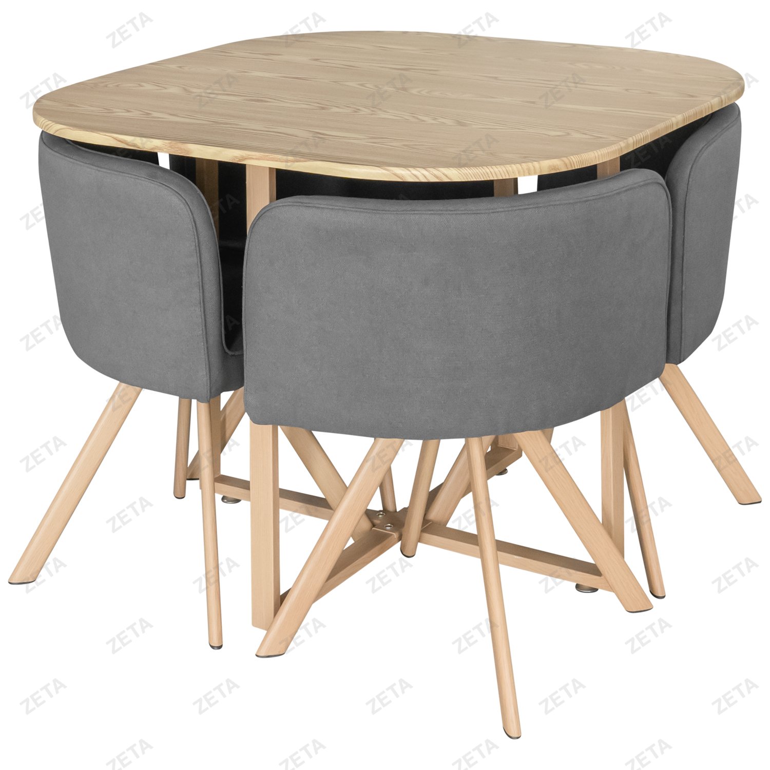 Комплект мебели: стол + 4 стула №DT/DC-260W (ВИ)