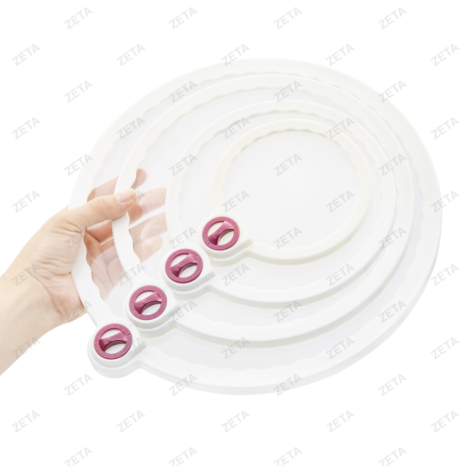 Крышки для посуды вакуумные (набор 4 шт.) № 261996 - изображение 1