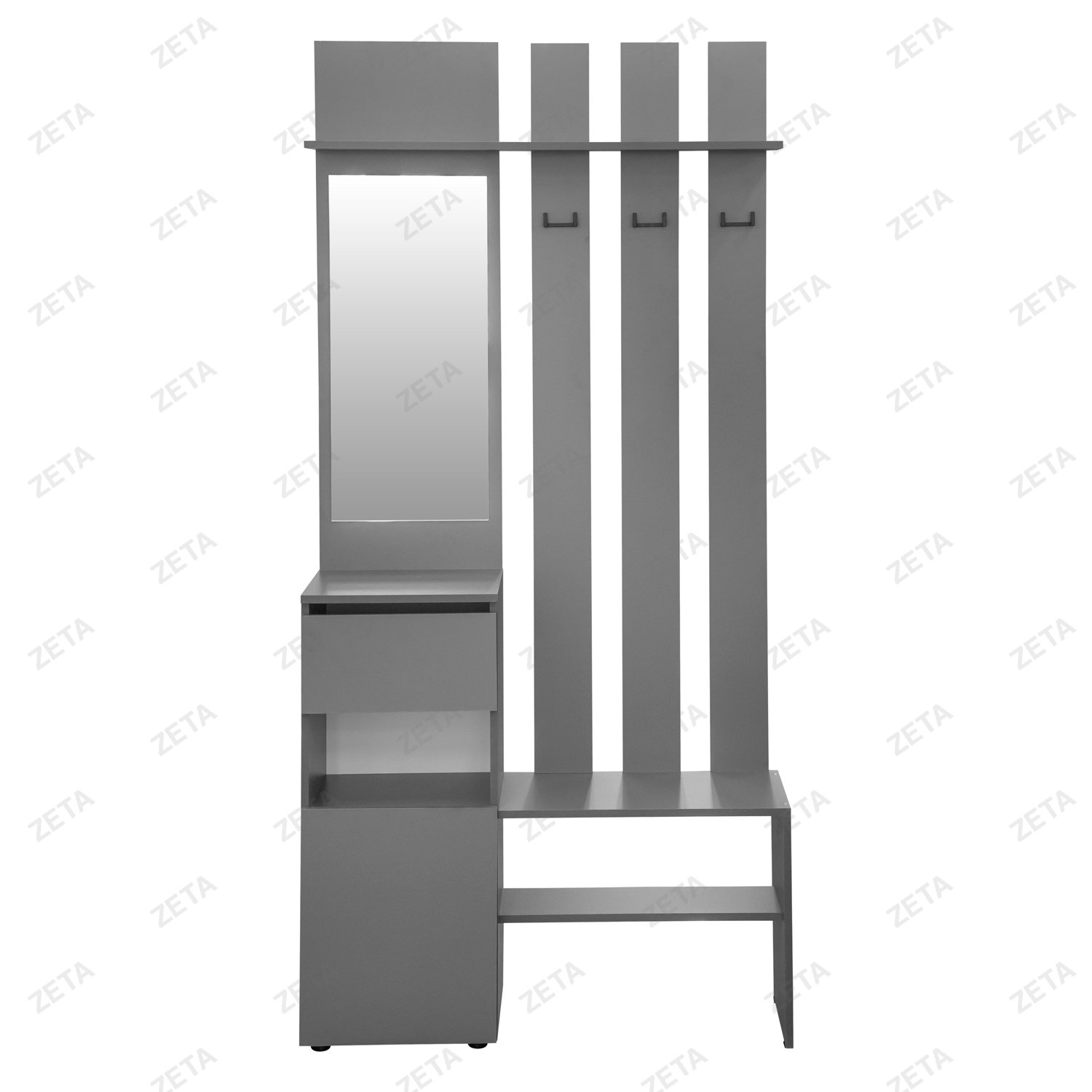 Прихожая МС "Денвер" №00-00111516 (графит серый) (РФ)