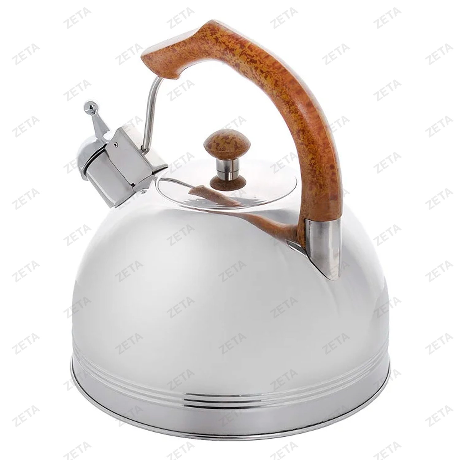 Чайник со свистком LKD-003 3,5 л. серебристый/коричневый Appetite - изображение 3
