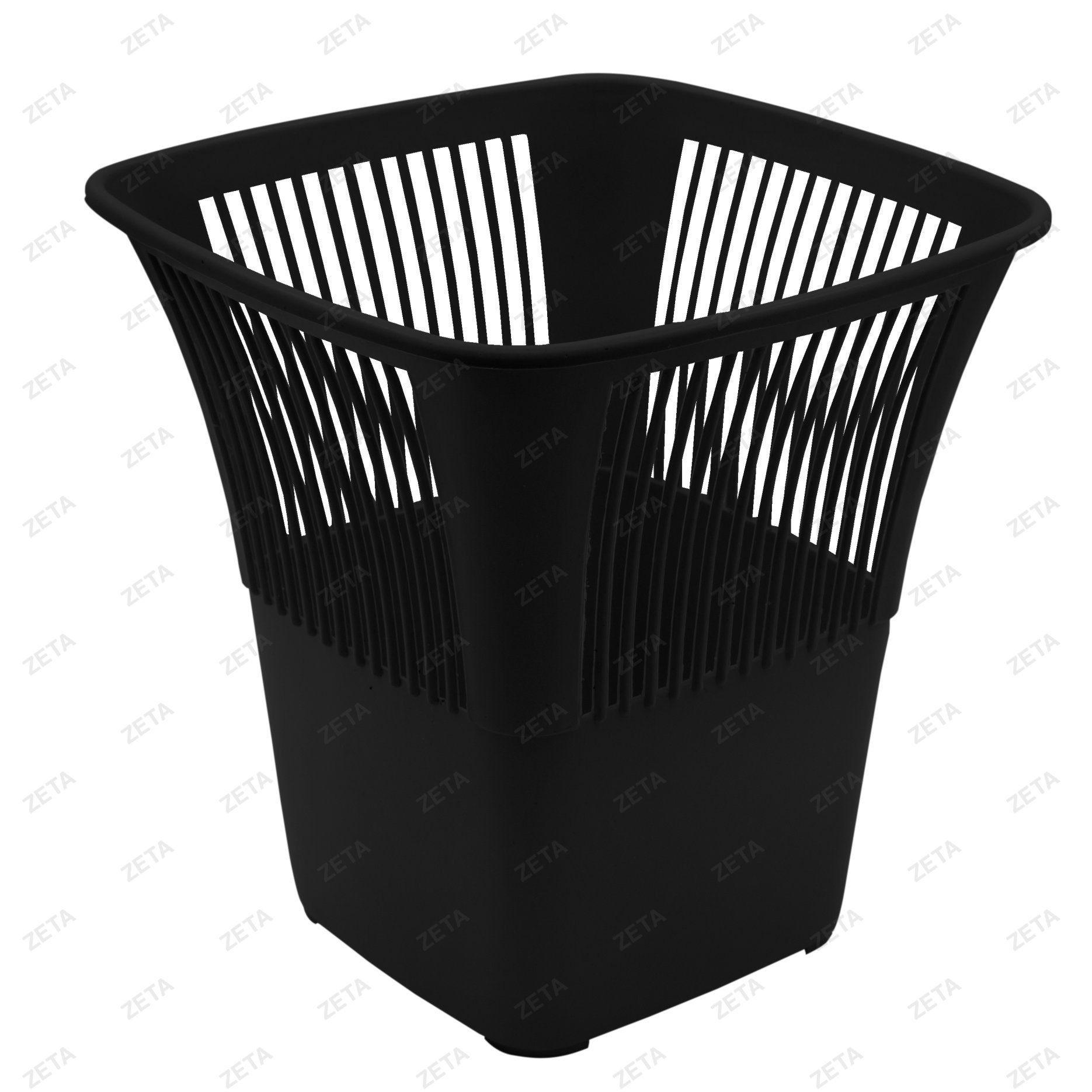 Корзина для мусора, пластиковая "Буканас" (чёрная) - изображение 1
