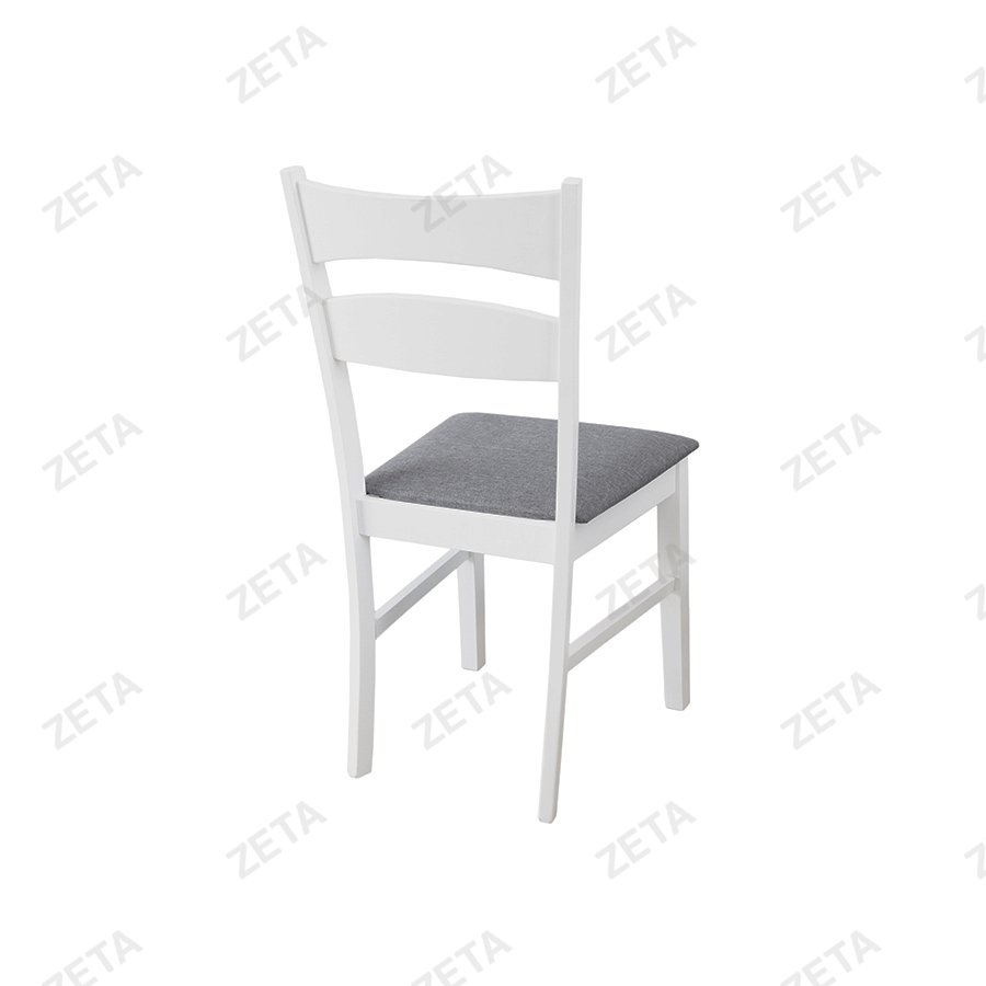 Столовый комплект: стол + 4 стула №HV-P-W (белый) (МНГ) - изображение 6