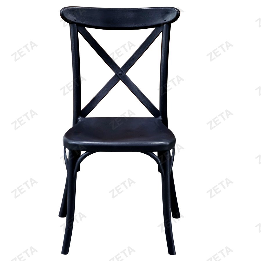 Стул пластиковый "Кантри" (чёрный)