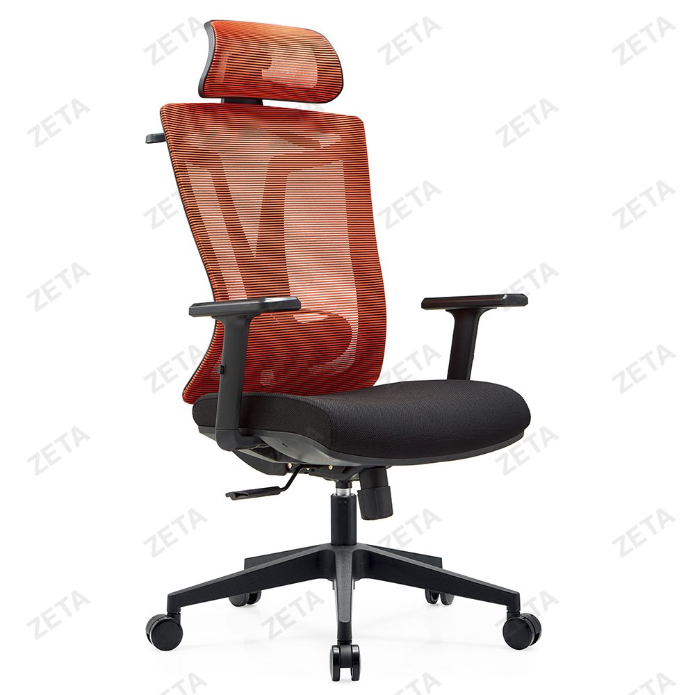 Кресло №SK-6021H (красно-чёрное) (ВИ)