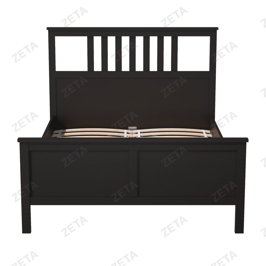 Кровать двойная "Кымор" (1400*2000 мм.) №5031320305 (чёрный) (Лузалес-РФ) - изображение 3