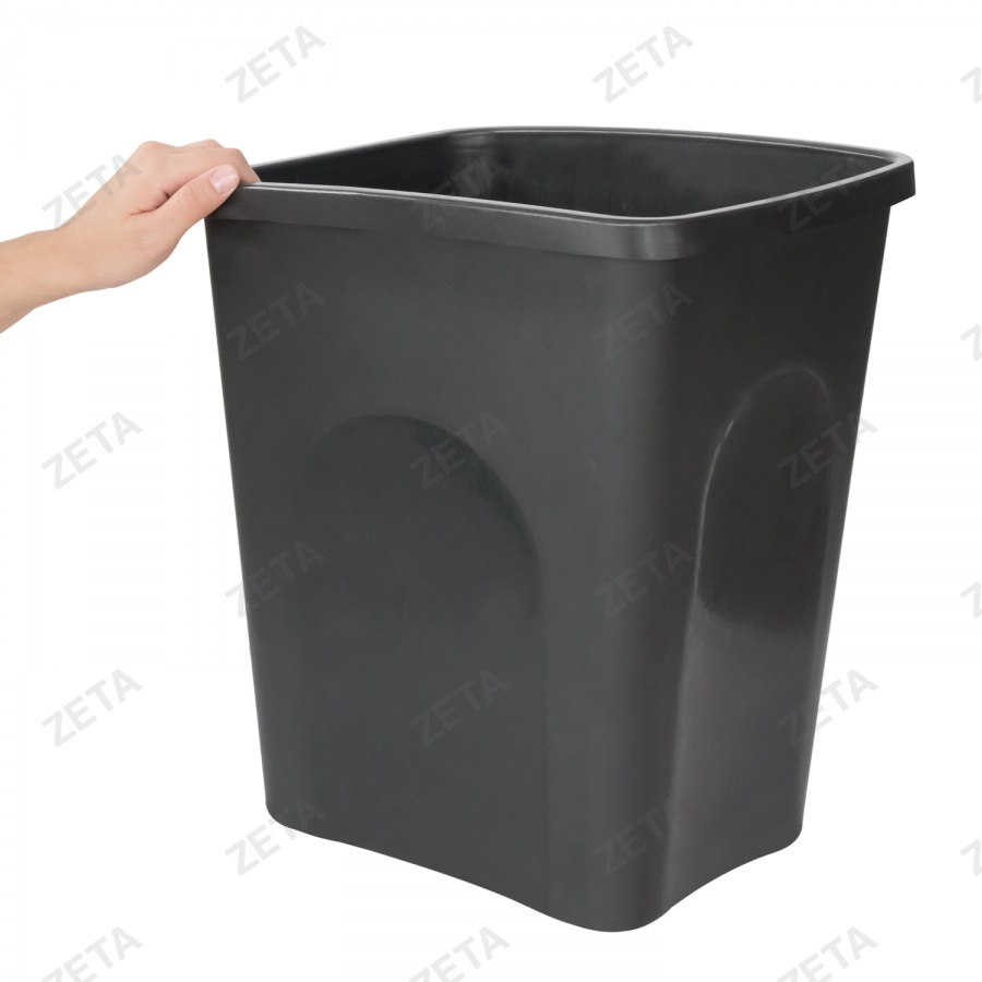 Ведро для мусора, чёрное (24 л.) - изображение 2