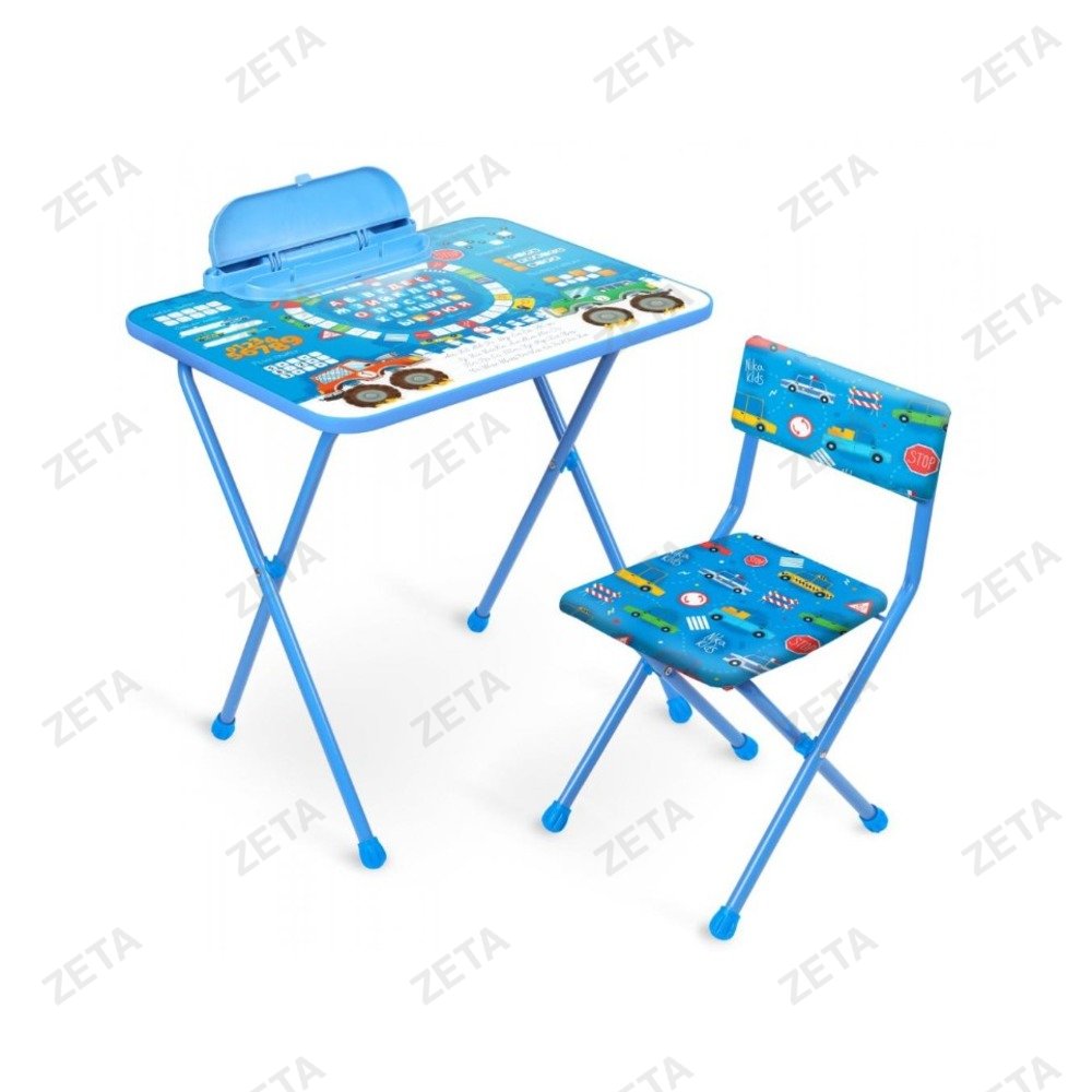 Комплект: стол + стул мягкий "Познайка" №КП2 - изображение 1