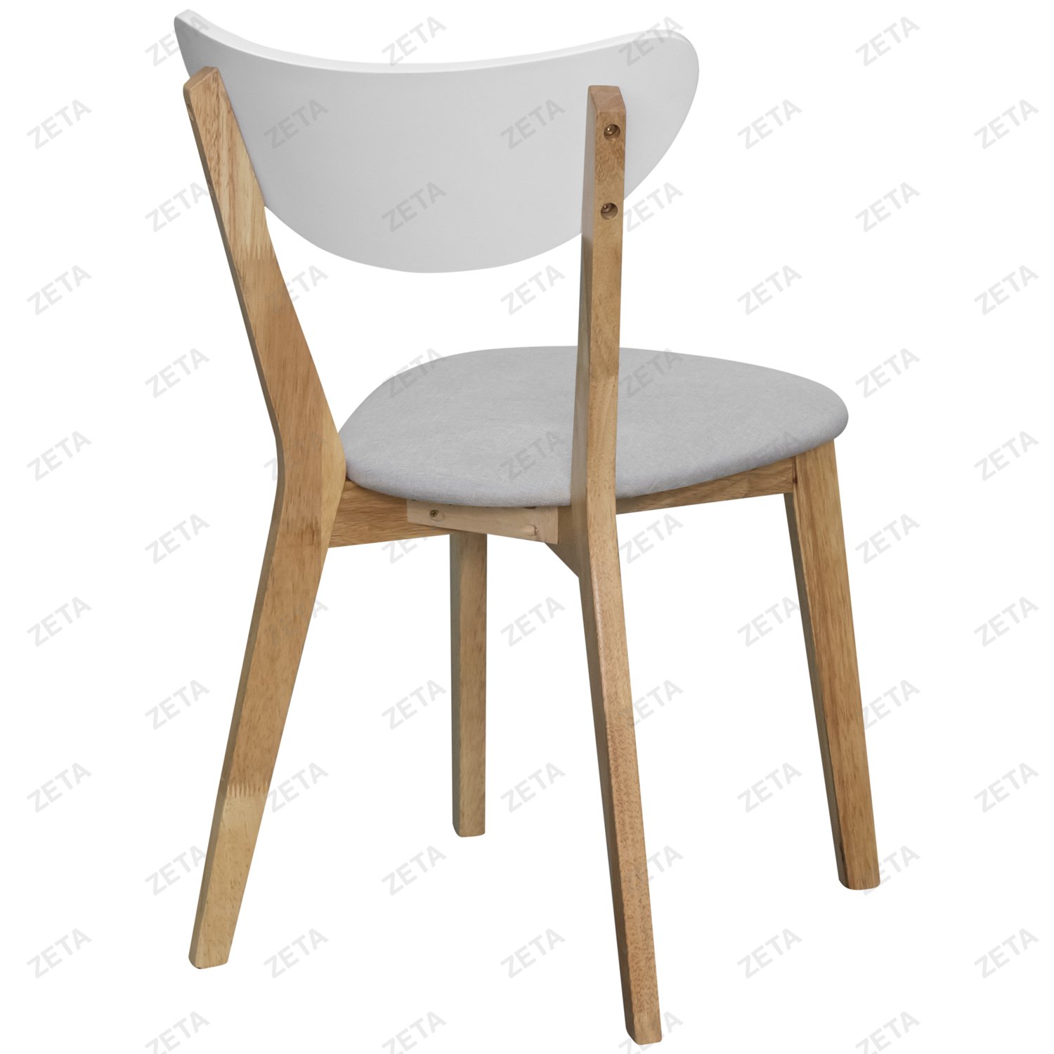 Комплект мебели: стол + 4 стула №RH 7309T+RH 371 (натуральный/белый) (Малайзия)