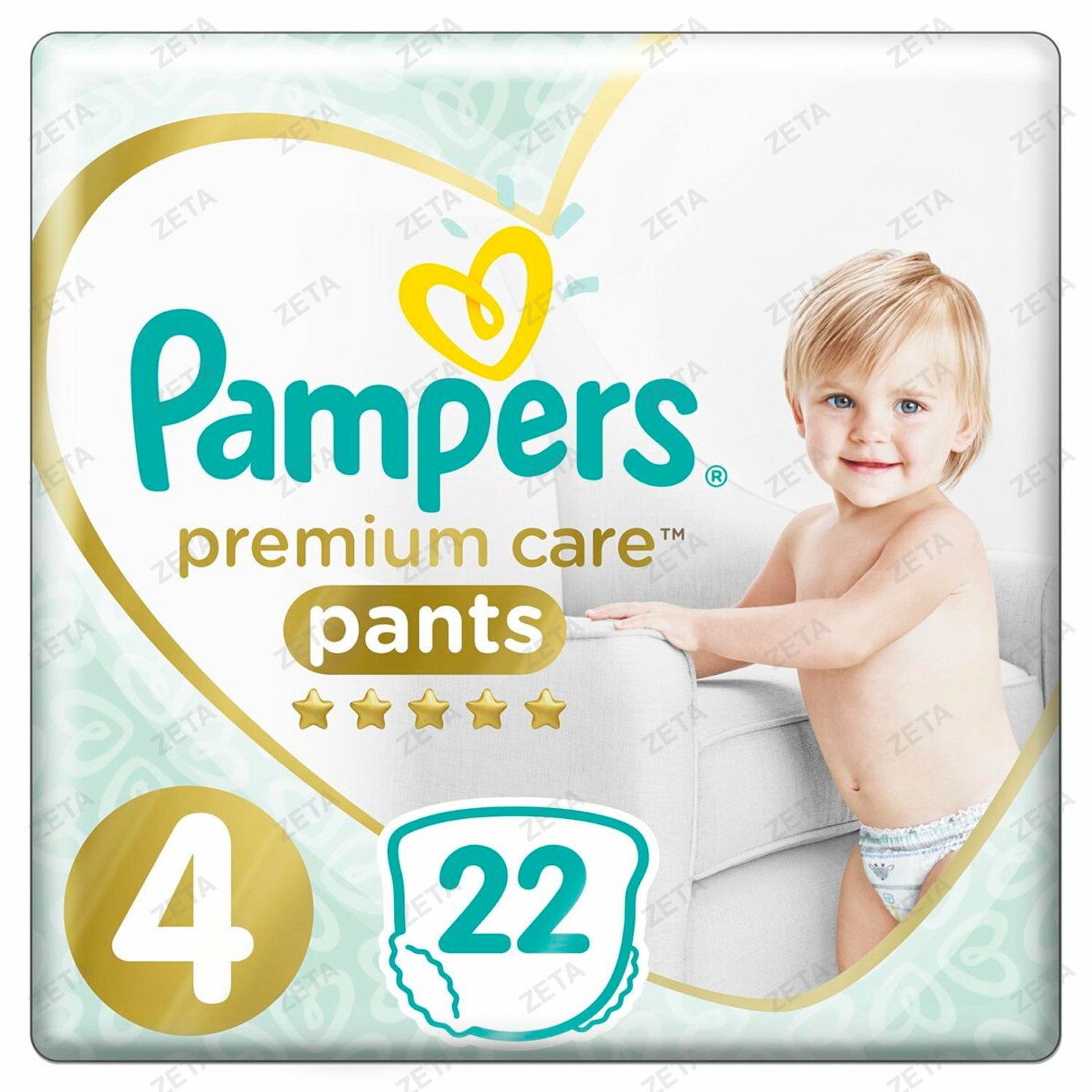 Подгузники-трусики Pampers Premium Care Pants Maxi 22 шт. - изображение 1
