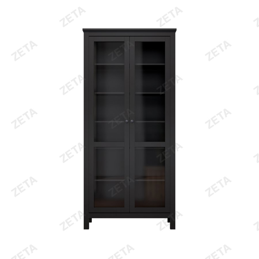 Шкаф с дверями "Кымор" (900*1980*370 мм.) №5030710405 (чёрный) (Лузалес-РФ) - изображение 2