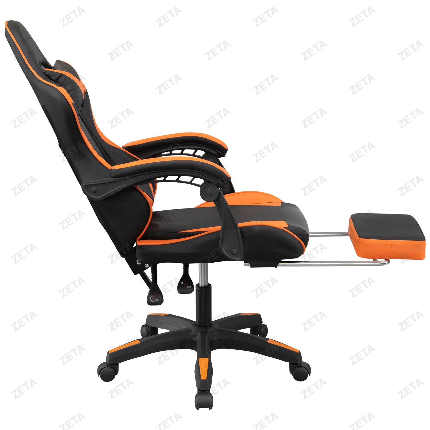 Кресло GM-202F (черный / оранжевый) (ВИ)
