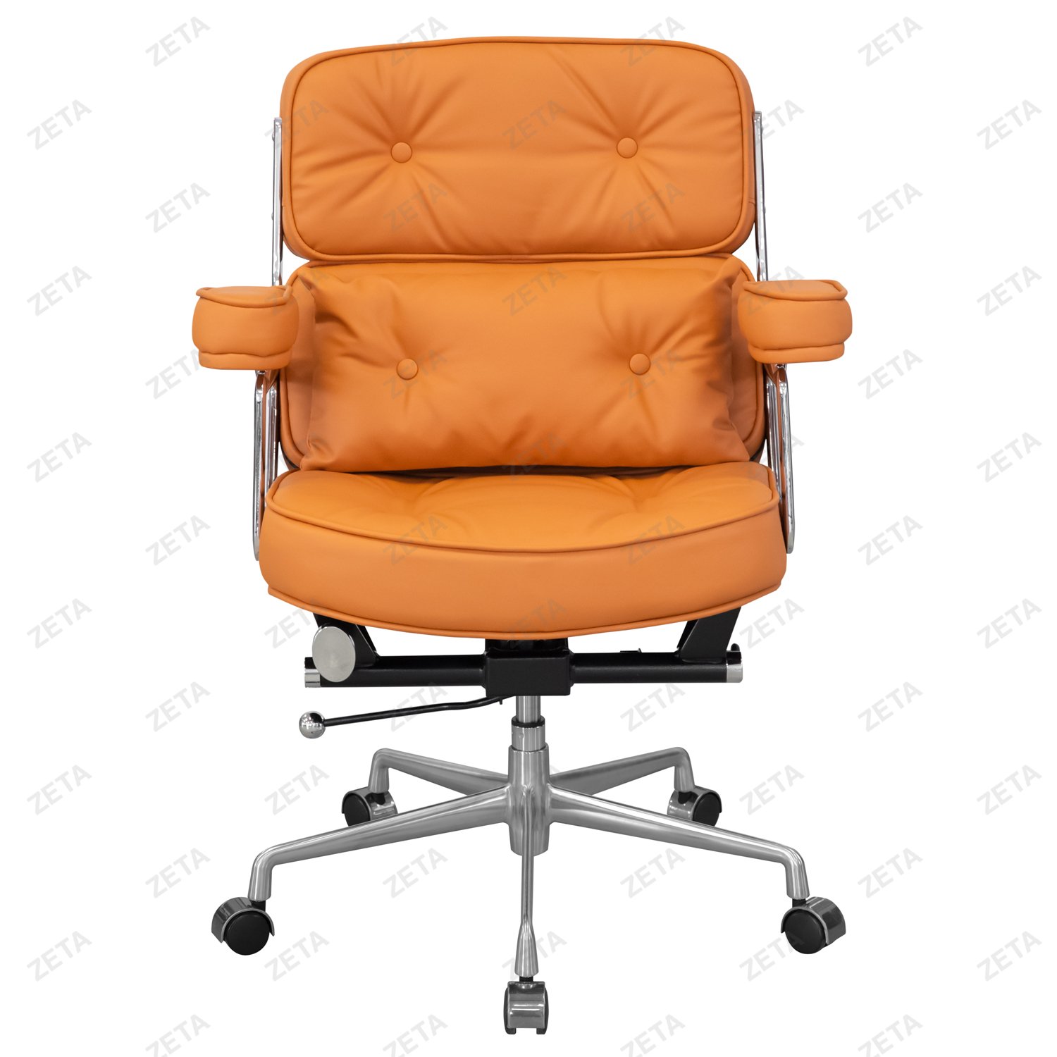 Кресло №656 (каркас и крестовина алюминий) оранжевое (ВИ) - изображение 2