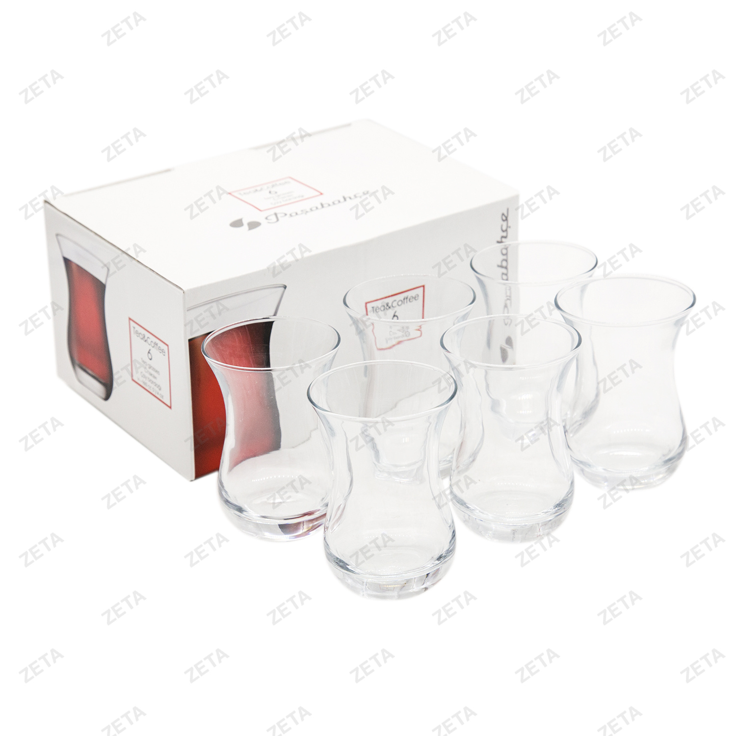 Набор стеклянных стаканов для чая "Tea Glass" №62511 (SHP) - изображение 1