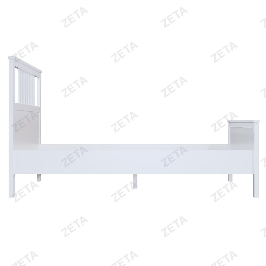 Кровать двойная "Кымор" (1400*2000 мм.) №5031320303 (белый) (Лузалес-РФ) - изображение 2