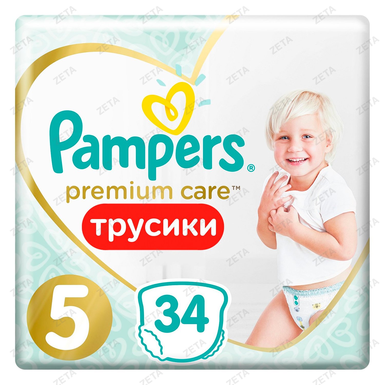 Подгузники-трусики Pampers Premium Care Junior 34 шт.