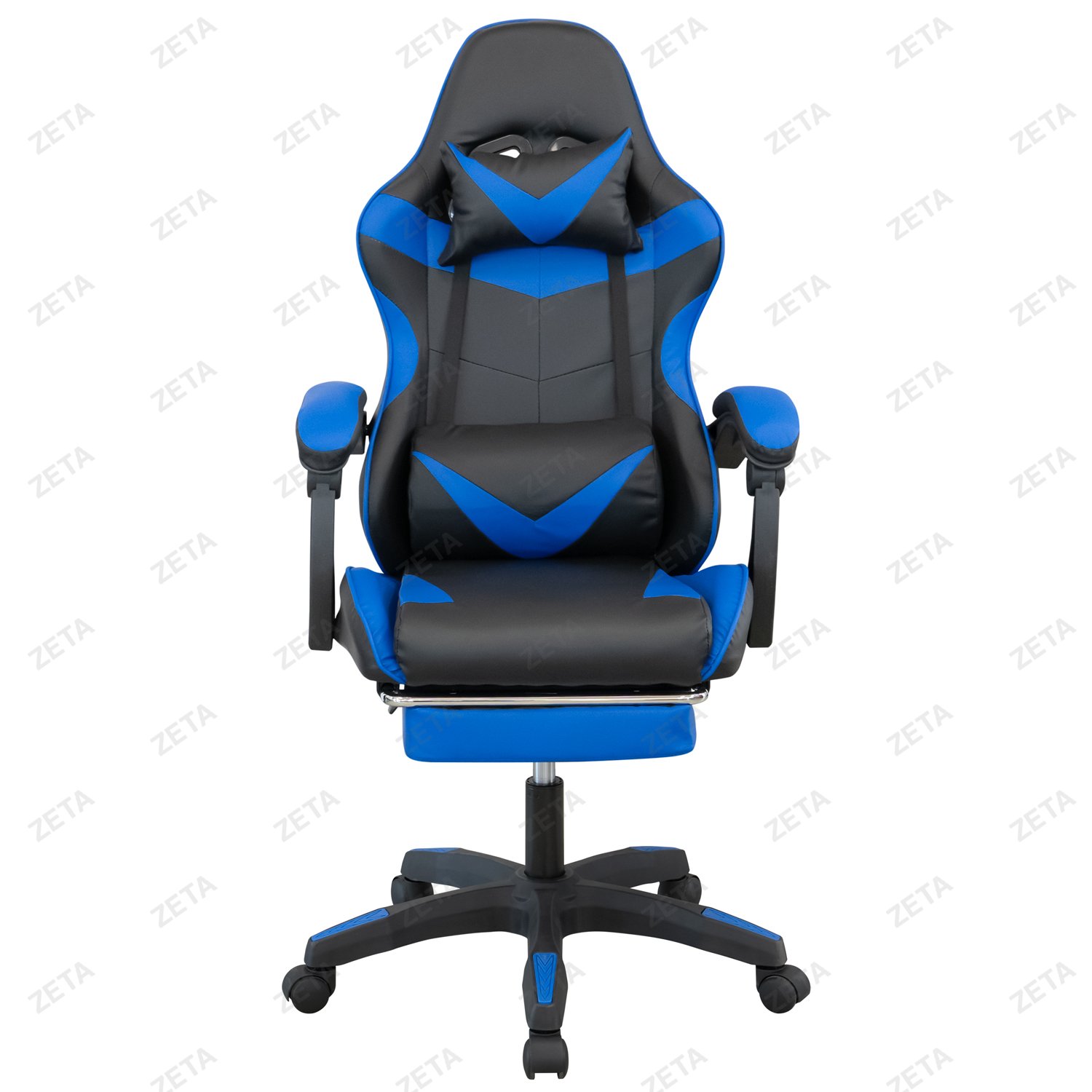 Кресло GM-202F (черный / синий) (ВИ)