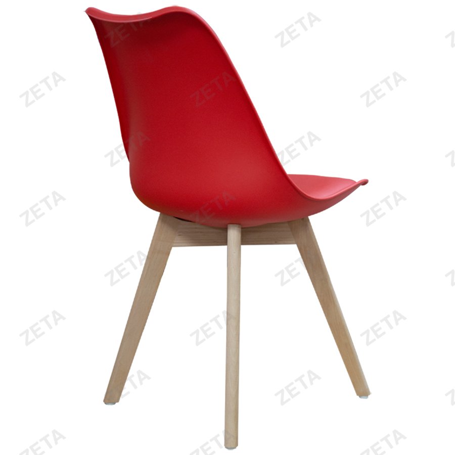 Стул пластиковый №C05 (красный) (ВИ)