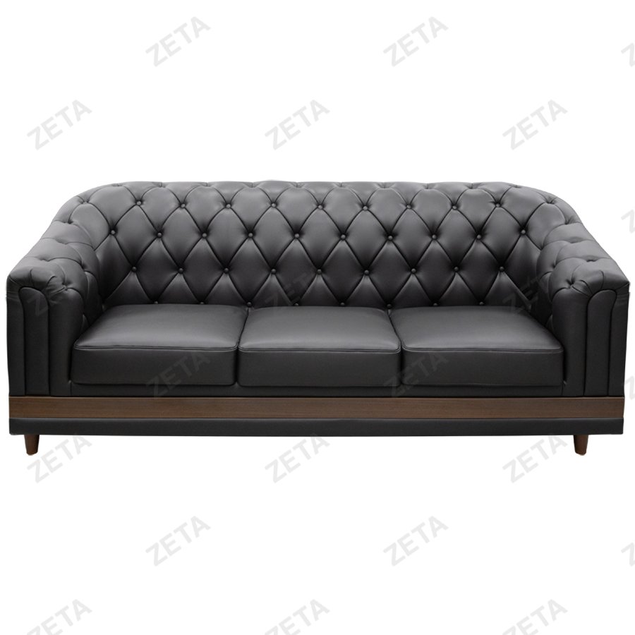 Диван №9993 (чёрный) (ВИ)