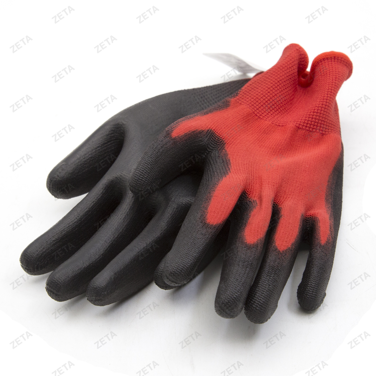 Перчатки хозяйственные полиэстеровые, с защитным покрытием ладони, размер S, 290618S (ЮТС)