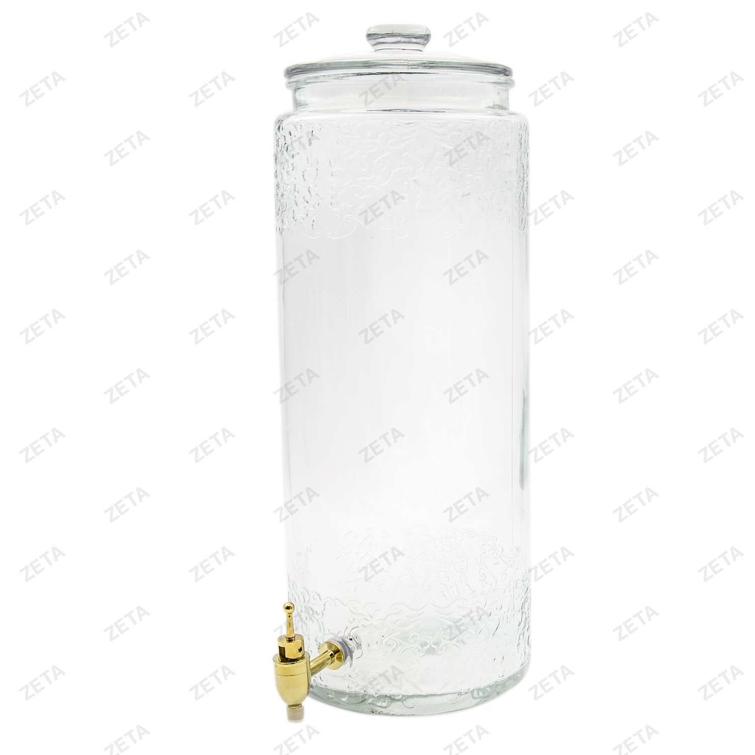Ёмкость стеклянная для напитков (лимонадница с краном) 10 л. "HLL-0160" (ВИ) - изображение 1