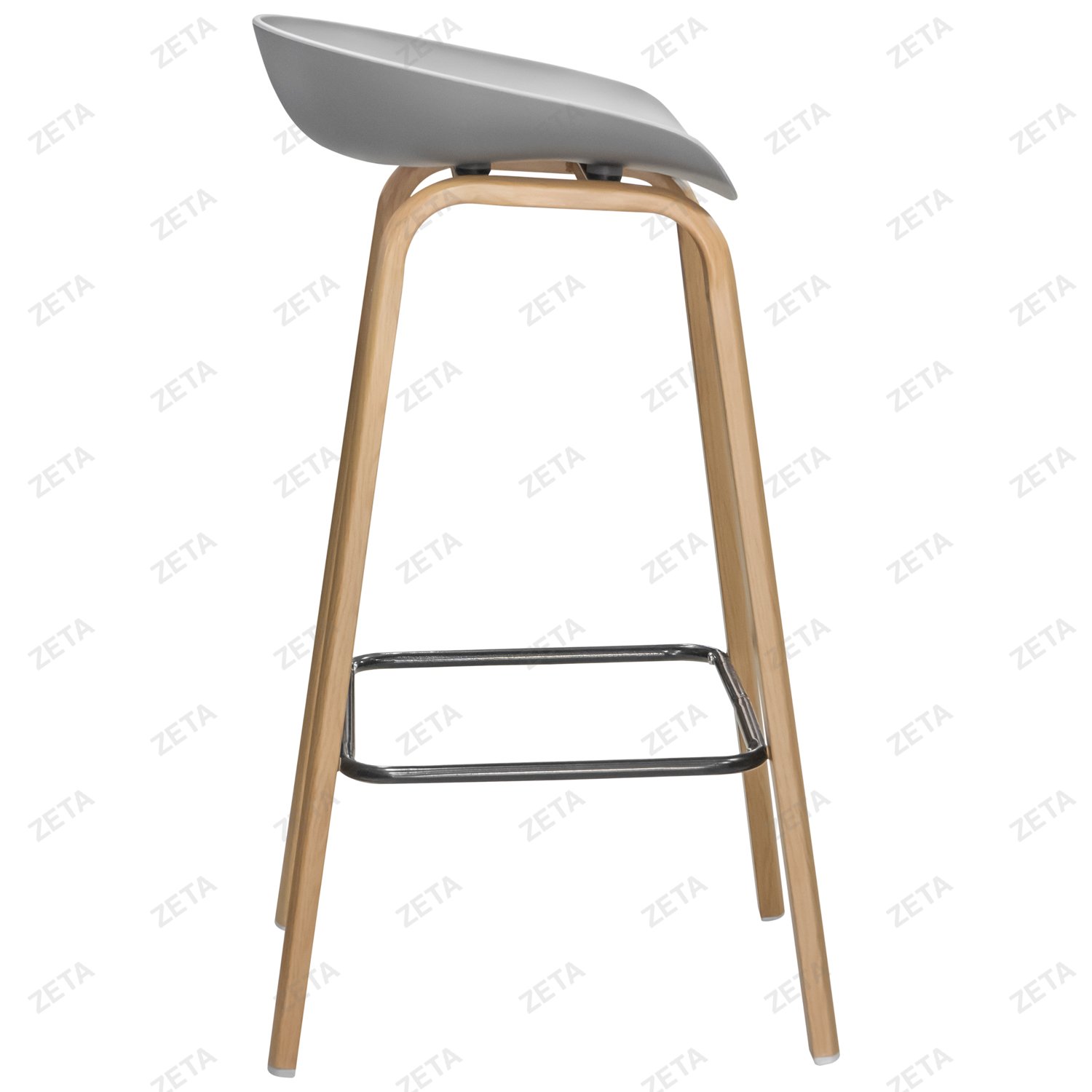 Стул барный №C48 (серый) (ВИ)