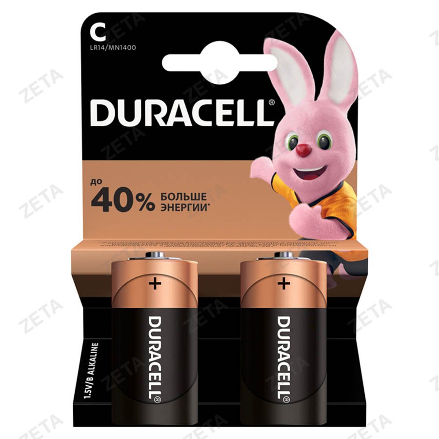 Батарейка "Duracell" 2 шт. №C Basic mon