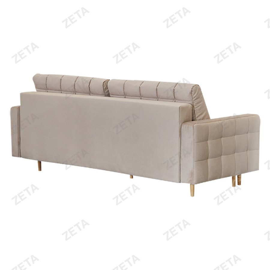 Диван Татьяна 9 №Bismark 02 (бежевый велюр) (АСМ-Э)