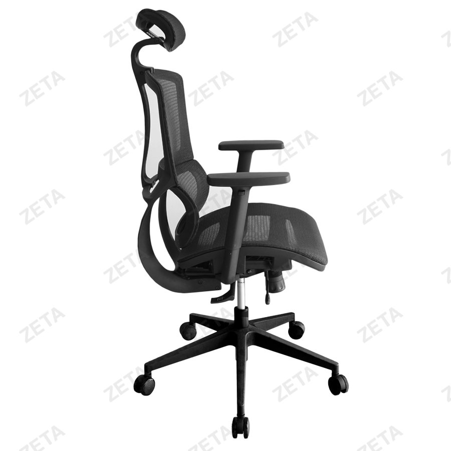 Кресло №YS-0917H-T(A+A) (чёрная сетка, крестовина пласт.) - изображение 3