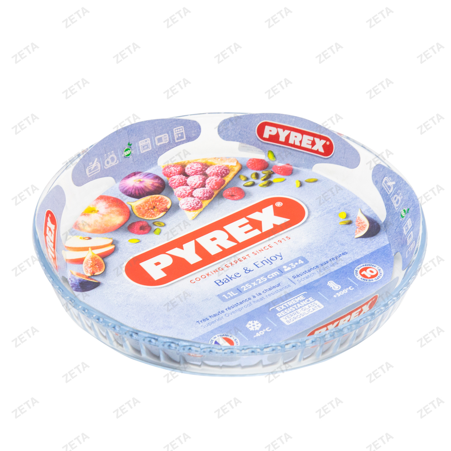 Форма для выпечки "Pyrex" 25 см. №812В0006 (ЮТС) - изображение 1