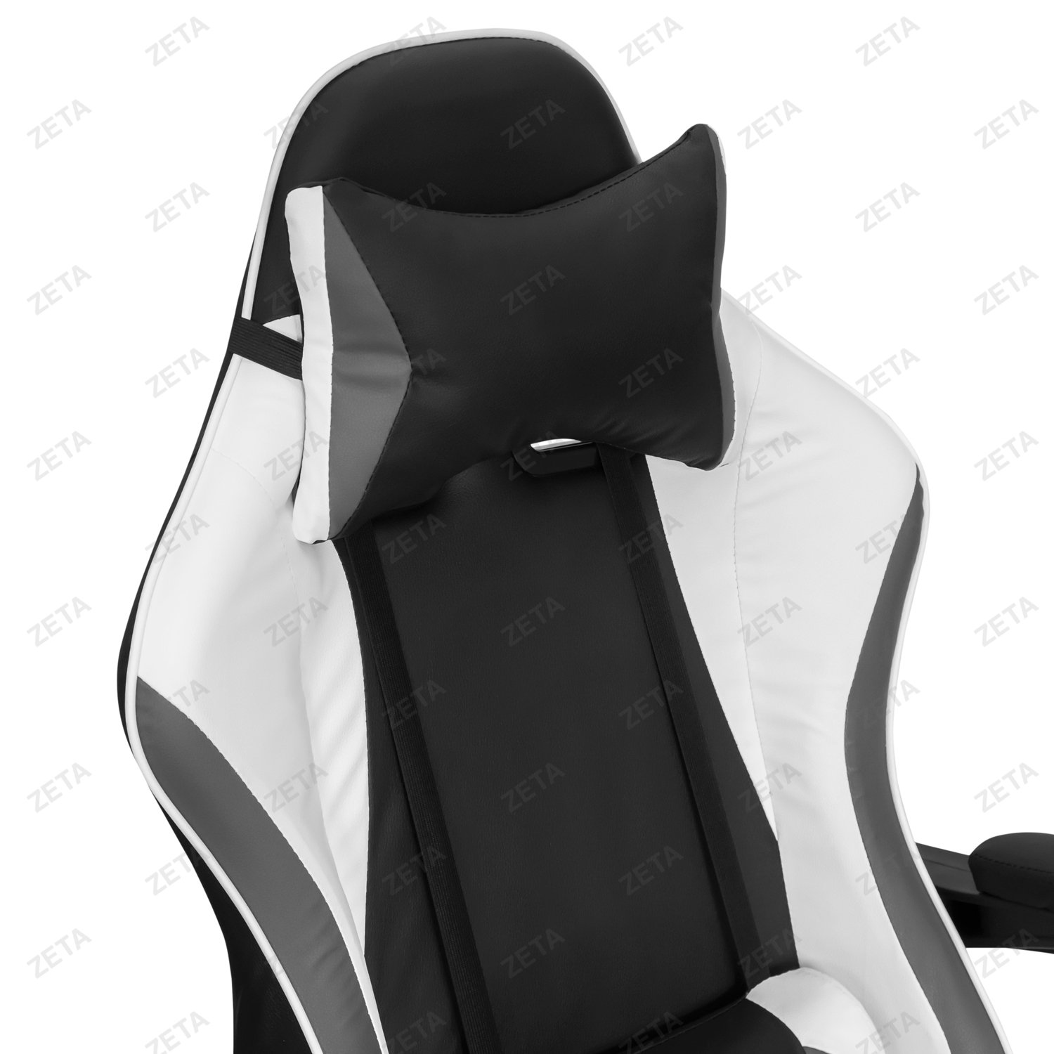 Кресло №GC-5 (чёрно-бело-серое) - изображение 6