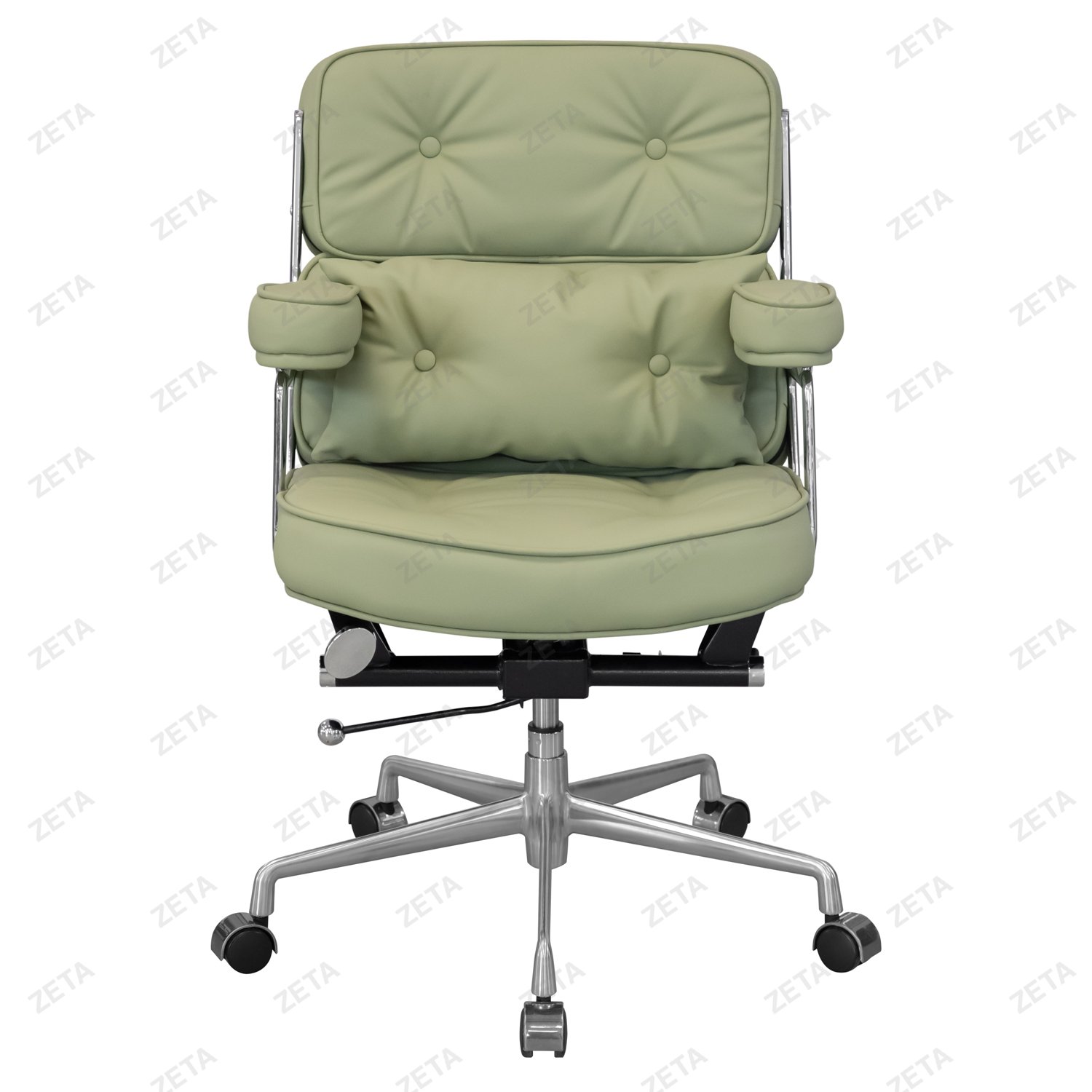 Кресло №656 (каркас и крестовина алюминий) зеленое (ВИ) - изображение 2