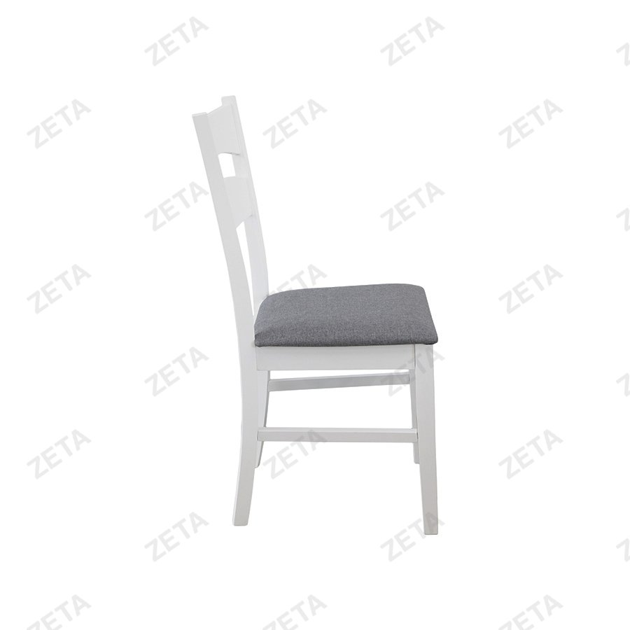 Столовый комплект: стол + 4 стула №HV-P-W (белый) (МНГ) - изображение 5