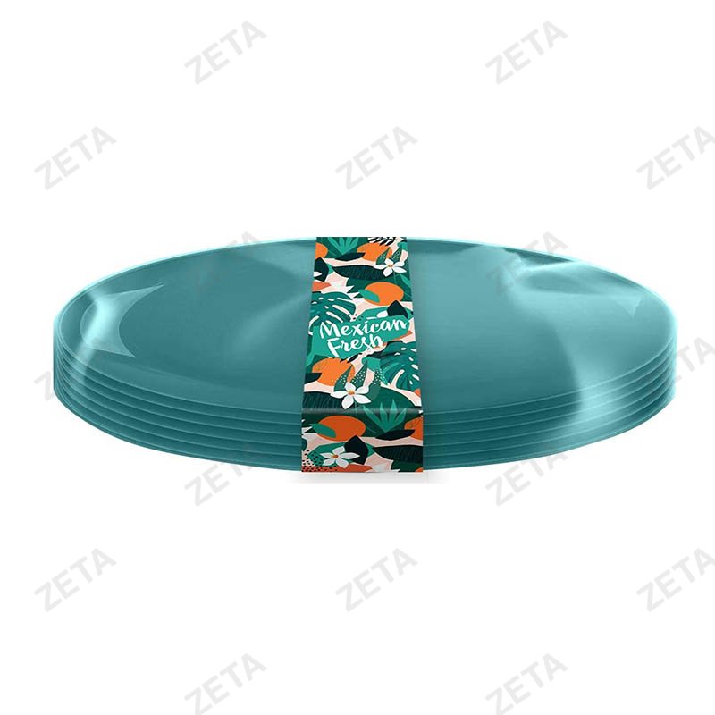 Набор тарелок Plast Team "Mexican Fresh" диаметр 200 мм. 6 шт. №PT1049 - изображение 2