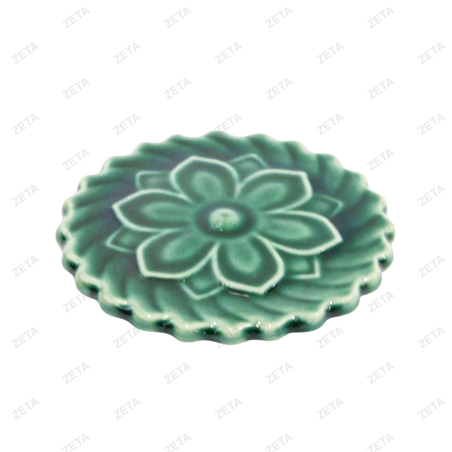 Подставка/тарелка декоративная №200156 (каменная керамика) - изображение 1