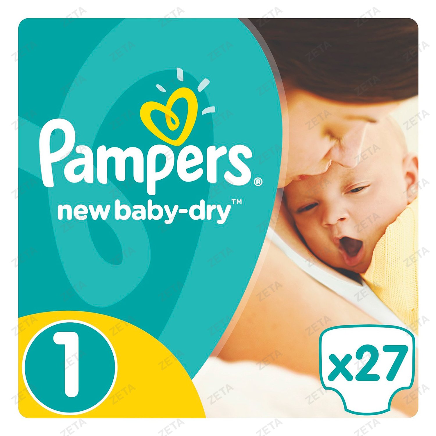 Подгузники Pampers New Baby-Dry Newborn (2-5кг) 27 шт. - изображение 1